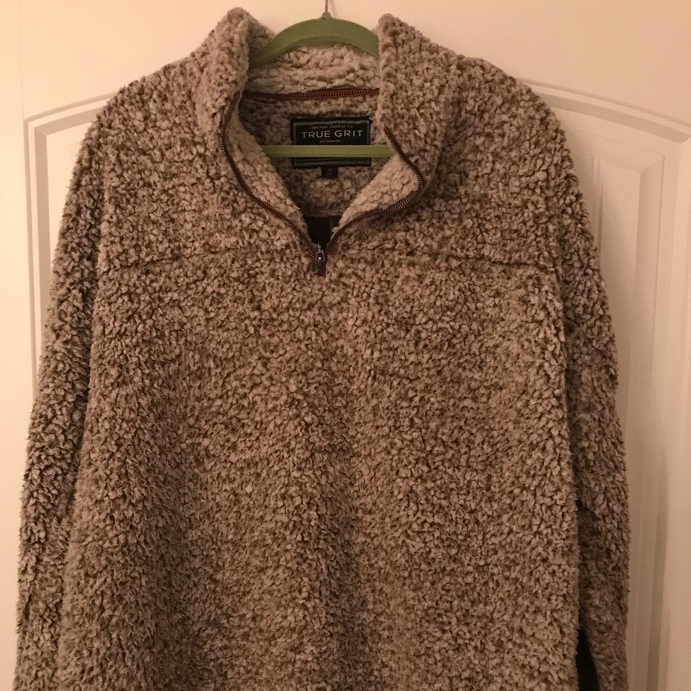 True Grit Original Frosty Tipped Pullover Brown